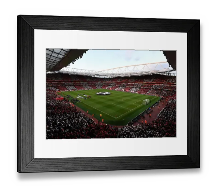 Framed Print : Emirates Stadium: Battlefield for Europa League Semi-Final: Arsenal vs Valencia Framed Print : Emirates Stadium: Battlefield for Europa League Semi-Final: Arsenal vs Valencia