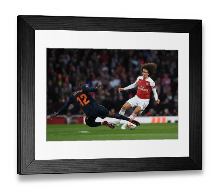 Framed Print : Arsenal vs Valencia: Clash between Guendouzi and Diakhaby in UEFA Europa League Semi-Final Framed Print : Arsenal vs Valencia: Clash between Guendouzi and Diakhaby in UEFA Europa League Semi-Final