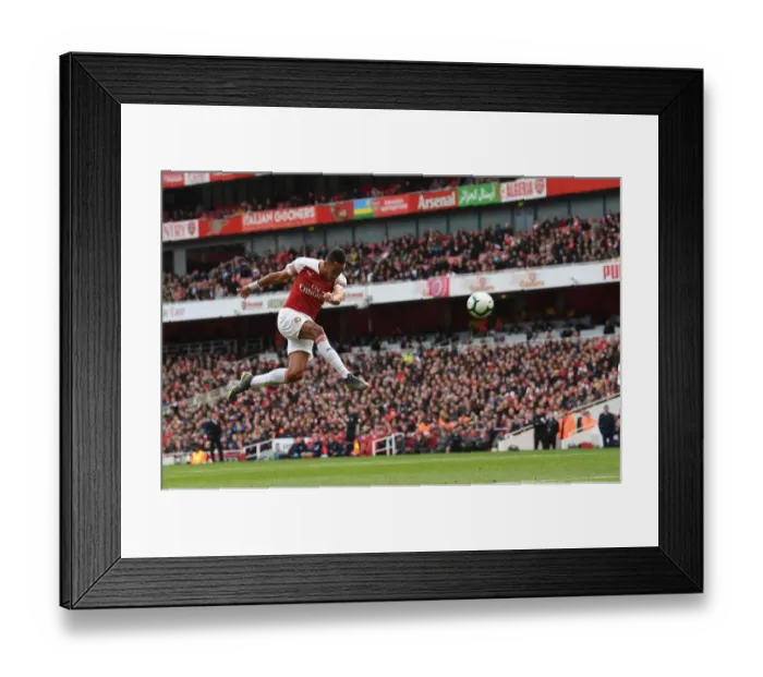 Framed Print : Arsenal's Aubameyang Shines in Premier League Clash Against Brighton Framed Print : Arsenal's Aubameyang Shines in Premier League Clash Against Brighton