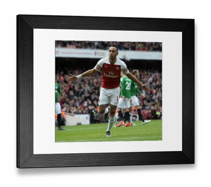 Framed Print : Aubameyang goal 1 190505WAFC Framed Print : Aubameyang goal 1 190505WAFC