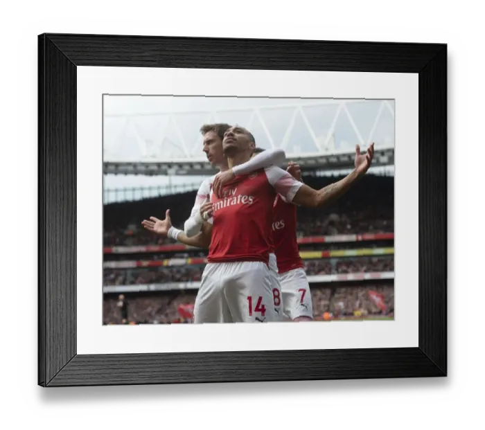 Framed Print : Aubameyang goal 4 190505WAFC