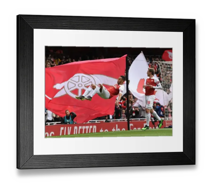Framed Print : Arsenal's Aubameyang Scores Thrilling Goal in Premier League Showdown vs. Brighton (2018-19) Framed Print : Arsenal's Aubameyang Scores Thrilling Goal in Premier League Showdown vs. Brighton (2018-19)