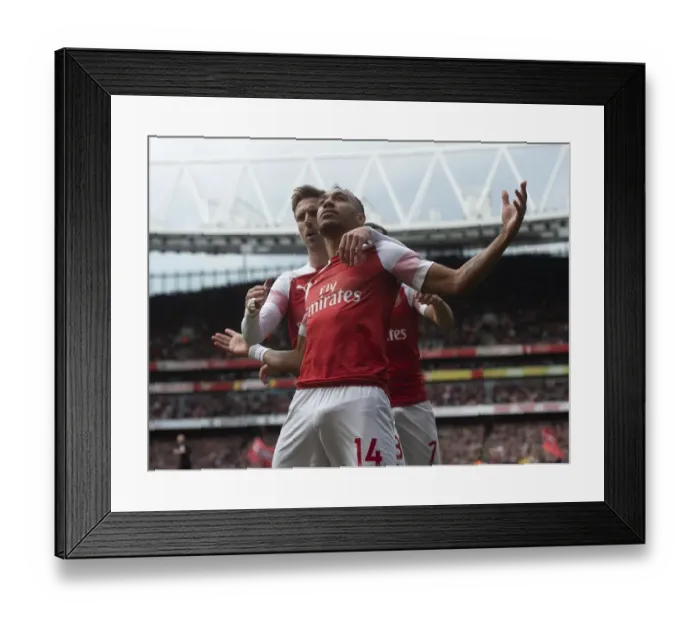 Framed Print : Aubameyang goal 6 190505WAFC