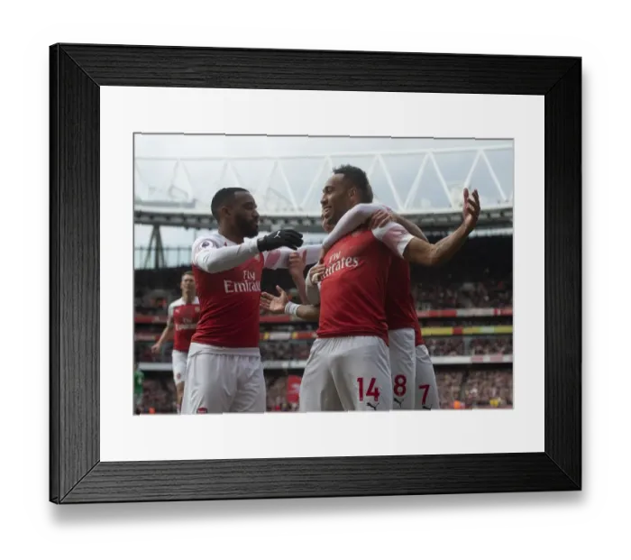 Framed Print : Aubameyang goal 5 190505WAFC