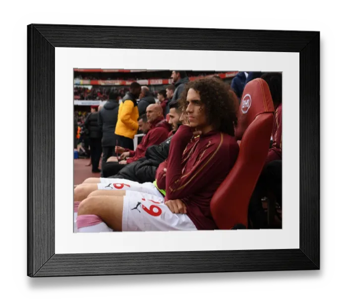 Framed Print : Arsenal's Guendouzi Gears Up for Brighton Battle (May 2019)