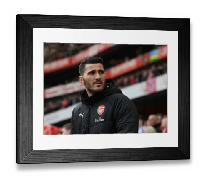 Framed Print : Sead Kolasinac: Arsenal FC's Defensive Fortress Ahead of Arsenal v Brighton & Hove Albion, Premier League 2018-19 Framed Print : Sead Kolasinac: Arsenal FC's Defensive Fortress Ahead of Arsenal v Brighton & Hove Albion, Premier League 2018-19