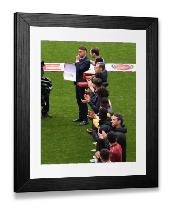 Framed Print : Aaron Ramsey in Tears: Emotional Farewell in Arsenal's Loss to Brighton (2018-19) Framed Print : Aaron Ramsey in Tears: Emotional Farewell in Arsenal's Loss to Brighton (2018-19)