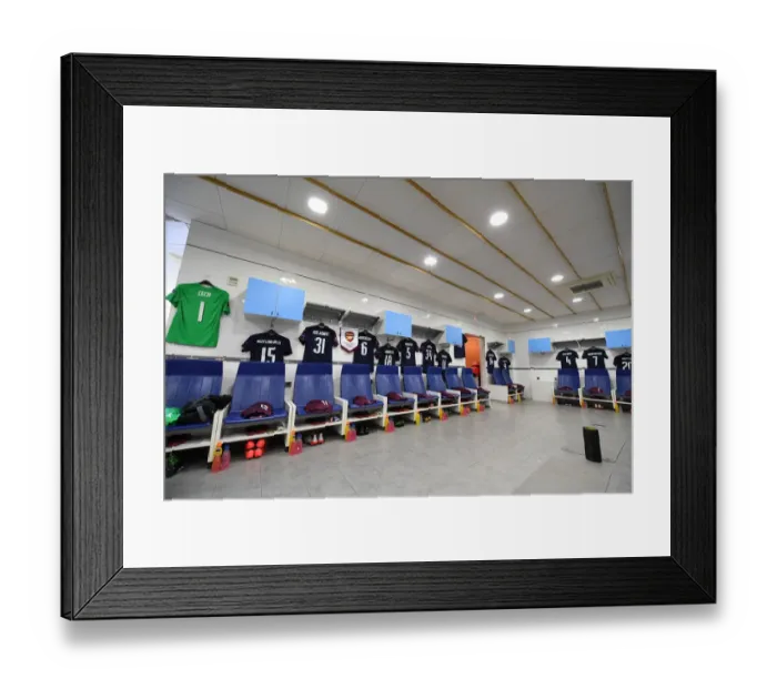 Framed Print : Arsenal's Europa League Semi-Final Kit: A Peek at the Valencia Showdown at Estadio Mestalla Framed Print : Arsenal's Europa League Semi-Final Kit: A Peek at the Valencia Showdown at Estadio Mestalla