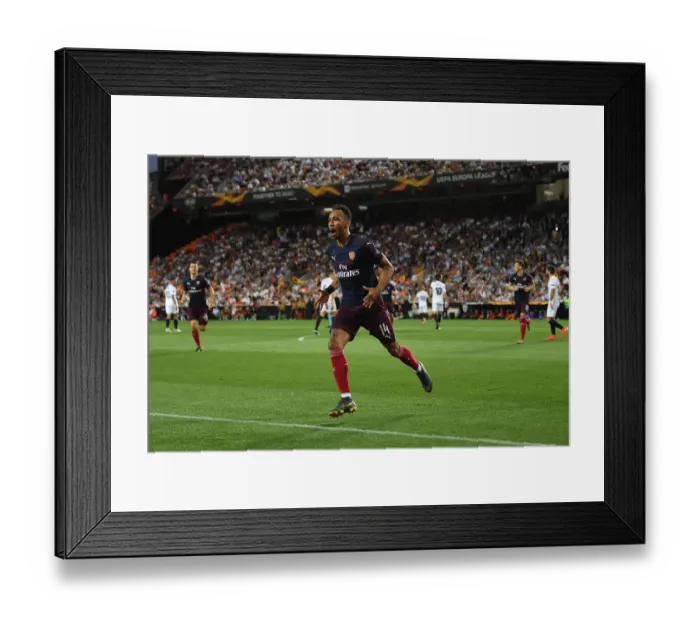 Framed Print : Aubameyang's Goal: Arsenal Secures Europa League Final Spot vs. Valencia Framed Print : Aubameyang's Goal: Arsenal Secures Europa League Final Spot vs. Valencia