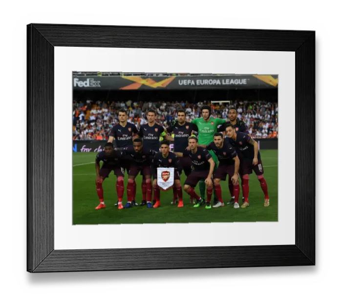Framed Print : Arsenal FC - UEFA Europa League Semi-Final: Valencia Showdown at Estadio Mestalla Framed Print : Arsenal FC - UEFA Europa League Semi-Final: Valencia Showdown at Estadio Mestalla