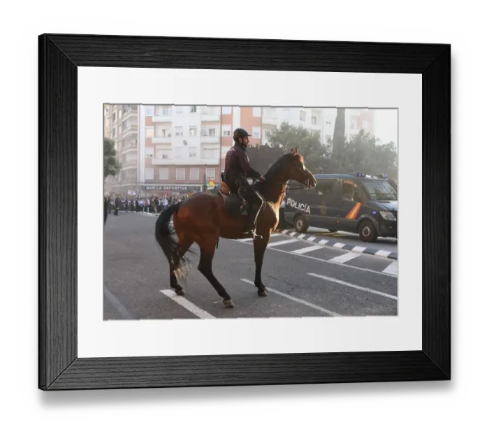 Framed Print : The Epic Clash: Arsenal vs. Valencia in the Europa League Semi-Finals at Estadio Mestalla