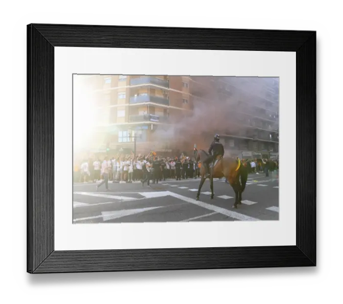 Framed Print : The Calm Before Arsenal's Europa League Showdown at Valencia