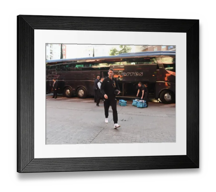 Framed Print : Arsenal's Laurent Koscielny Before UEFA Europa League Semi-Final Second Leg vs Valencia