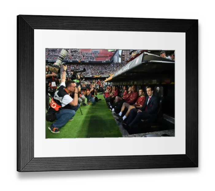 Framed Print : Unai Emery Faces Valencia in Europa League Semi-Finals Framed Print : Unai Emery Faces Valencia in Europa League Semi-Finals