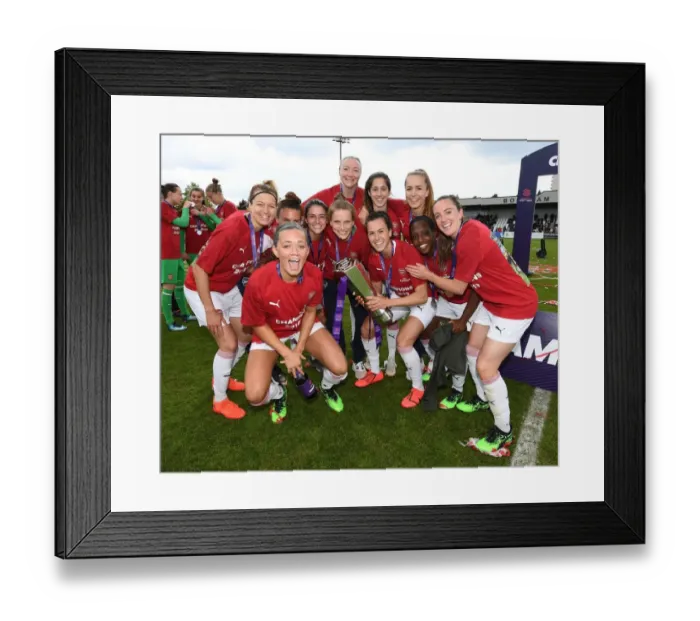 Framed Print : Arsenal Women's Victory: A Triumphant Team Moment with Janni Arnth, Katrine Veje, Katie McCabe, Jordan Nobbs, Louise Quinn, Ava Kuyken, Viki Schnaderbeck, Lia Walti, and Lisa Evans Framed Print : Arsenal Women's Victory: A Triumphant Team Moment with Janni Arnth, Katrine Veje, Katie McCabe, Jordan Nobbs, Louise Quinn, Ava Kuyken, Viki Schnaderbeck, Lia Walti, and Lisa Evans