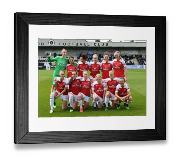 Framed Print : Arsenal Women vs Manchester City Women: 2018-19 WSL Showdown