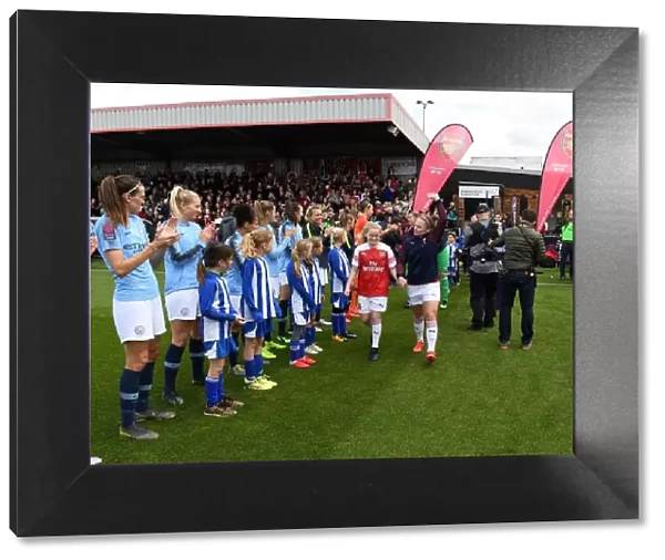 Arsenal Women Honored by Manchester City Women Before WSL Match