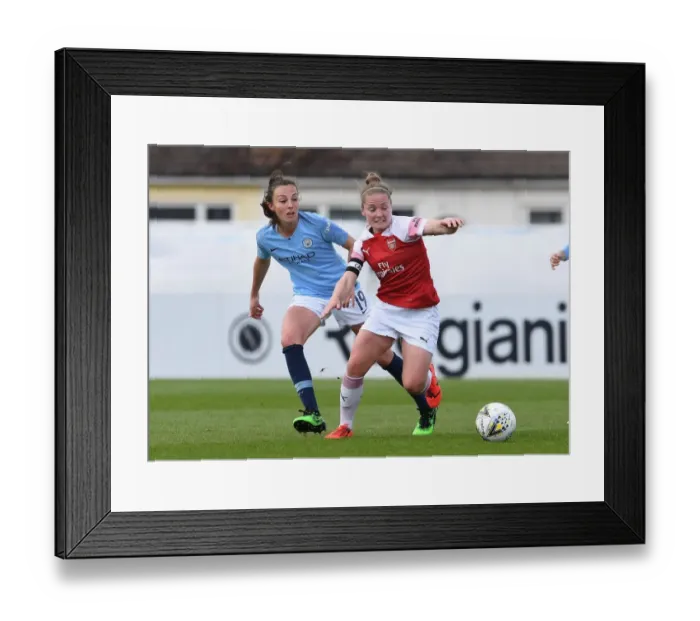 Framed Print : Clash of Stars: Kim Little vs. Caroline Weir in Arsenal Women vs. Manchester City Women Framed Print : Clash of Stars: Kim Little vs. Caroline Weir in Arsenal Women vs. Manchester City Women