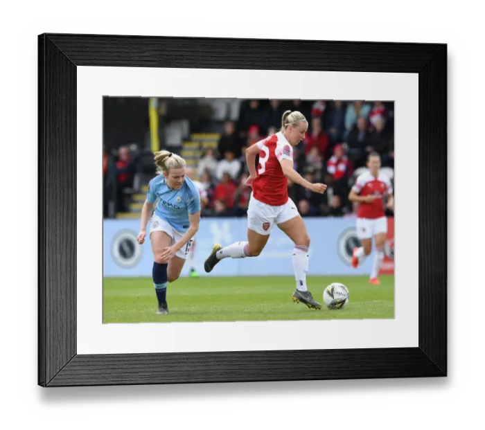 Framed Print : Clash of Stars: Beth Mead vs. Lauren Hemp in Arsenal Women vs. Manchester City Women