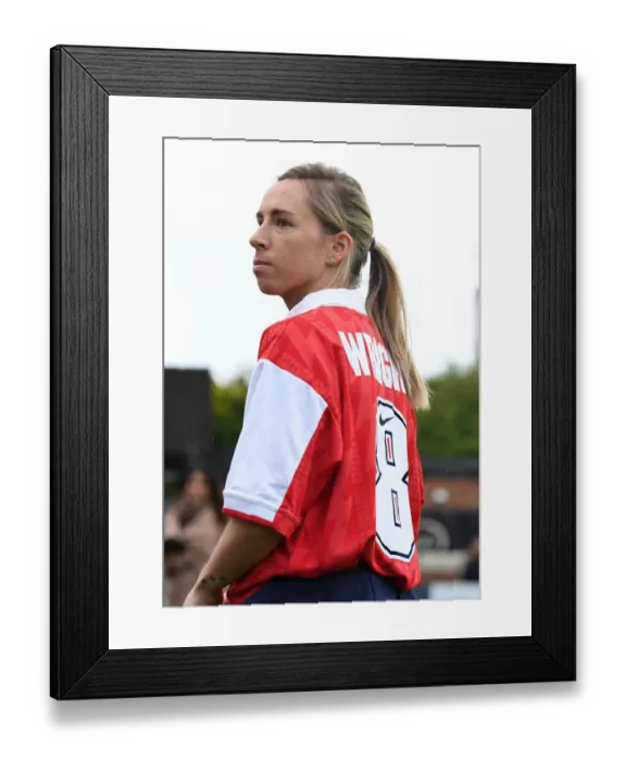 Framed Print : Jordan Nobbs: Arsenal Women's Star Ready for Manchester City Showdown