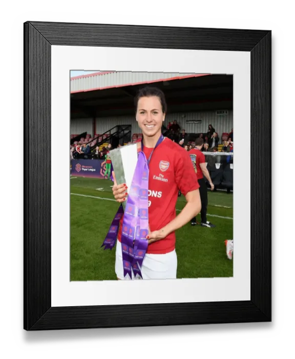 Framed Print : Viki Schnaderbeck and Arsenal Women Celebrate WSL Title Triumph over Manchester City Framed Print : Viki Schnaderbeck and Arsenal Women Celebrate WSL Title Triumph over Manchester City
