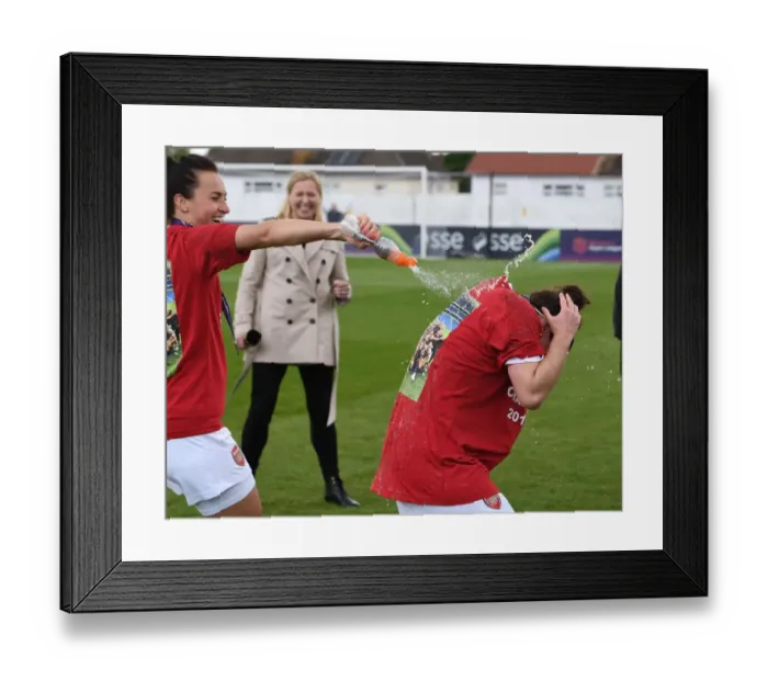 Framed Print : Title Decider: Arsenal Women vs Manchester City Women Showdown at Meadow Park (May 11, 2019) Framed Print : Title Decider: Arsenal Women vs Manchester City Women Showdown at Meadow Park (May 11, 2019)