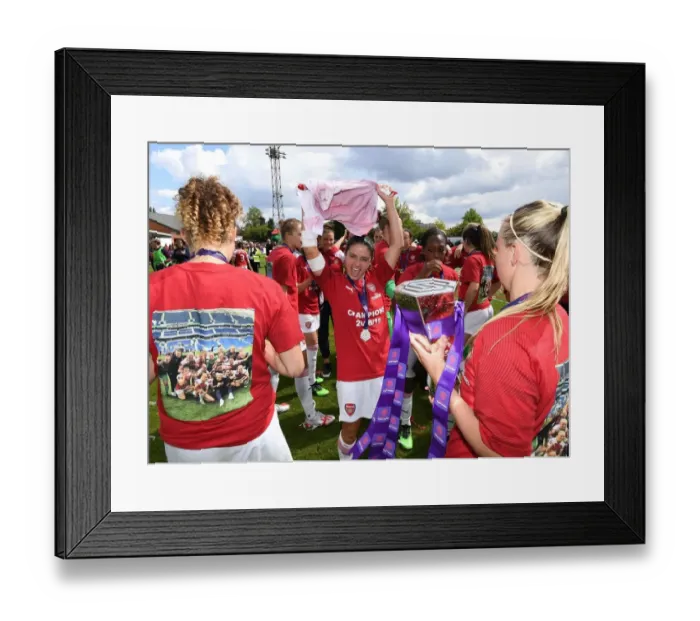 Framed Print : Danielle van de Donk Celebrates Arsenal's Win Against Manchester City Women Framed Print : Danielle van de Donk Celebrates Arsenal's Win Against Manchester City Women