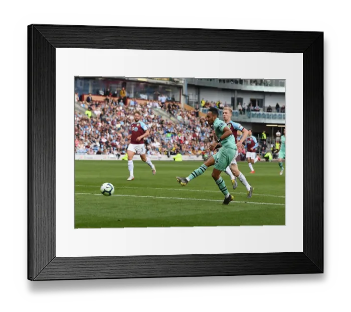 Framed Print : Aubameyang Scores First Arsenal Goal in Premier League 2018-19: Burnley vs. Arsenal Framed Print : Aubameyang Scores First Arsenal Goal in Premier League 2018-19: Burnley vs. Arsenal