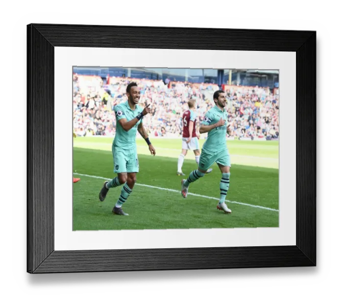 Framed Print : Arsenal's Aubameyang and Mkhitaryan: A Deadly Duo's Victory over Burnley (2018-19) Framed Print : Arsenal's Aubameyang and Mkhitaryan: A Deadly Duo's Victory over Burnley (2018-19)