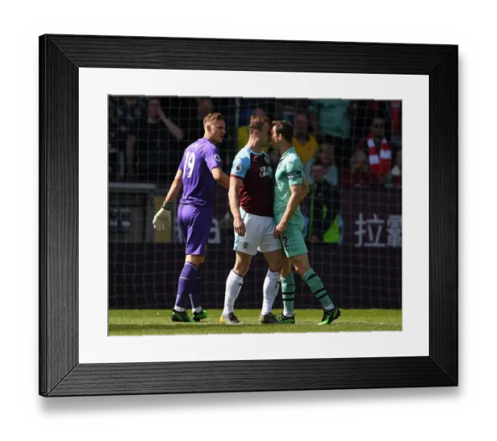 Framed Print : Clash at Turf Moor: Burnley vs. Arsenal, Premier League 2018-19 Framed Print : Clash at Turf Moor: Burnley vs. Arsenal, Premier League 2018-19