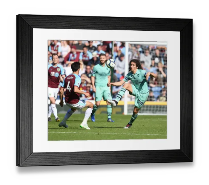 Framed Print : Guendouzi vs Cork: Burnley vs Arsenal, Premier League Clash (2018-19) Framed Print : Guendouzi vs Cork: Burnley vs Arsenal, Premier League Clash (2018-19)