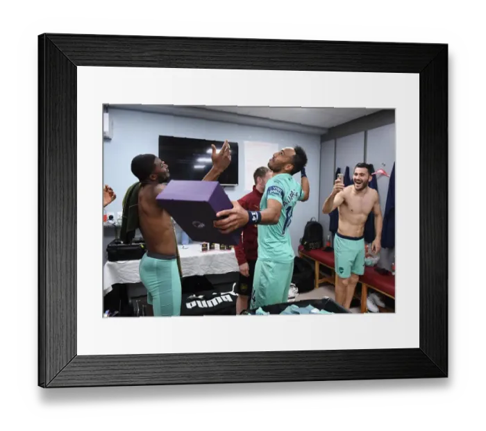 Framed Print : Aubameyang Celebrates Golden Boot Win: Burnley vs. Arsenal (2018-19) Framed Print : Aubameyang Celebrates Golden Boot Win: Burnley vs. Arsenal (2018-19)