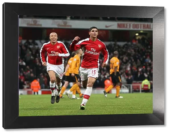 Denilson's Goal: Arsenal's First in 3:0 Victory over Hull City, Barclays Premier League, Emirates Stadium (December 19, 2009)