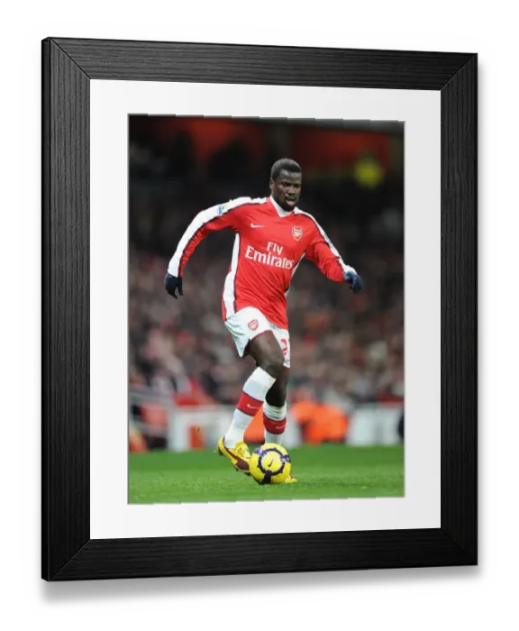 Framed Print : Emmanuel Eboue (Arsenal). Arsenal 3: 0 Hull City, Barclays Premier league