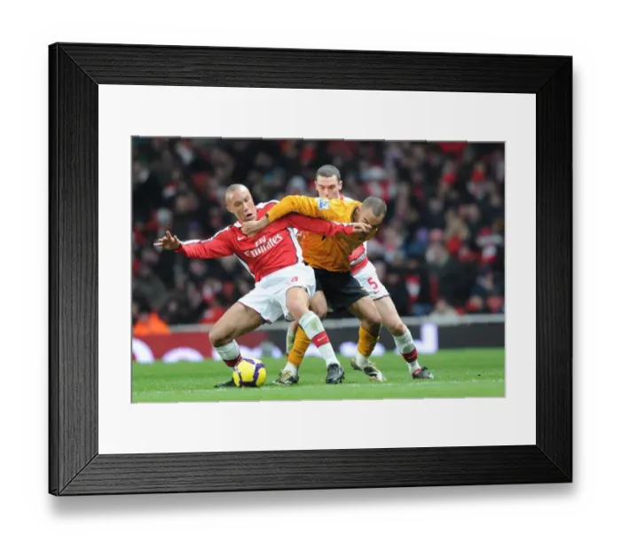 Framed Print : Mikael Silvestre (Arsenal) Craig Fagan (Hull). Arsenal 3: 0 Hull City, Barclays Premier league Framed Print : Mikael Silvestre (Arsenal) Craig Fagan (Hull). Arsenal 3: 0 Hull City, Barclays Premier league