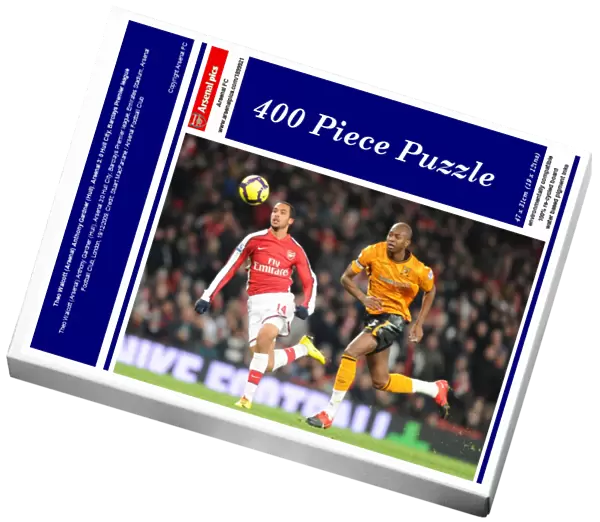 Theo Walcott (Arsenal) Anthony Gardner (Hull). Arsenal 3: 0 Hull City, Barclays Premier league