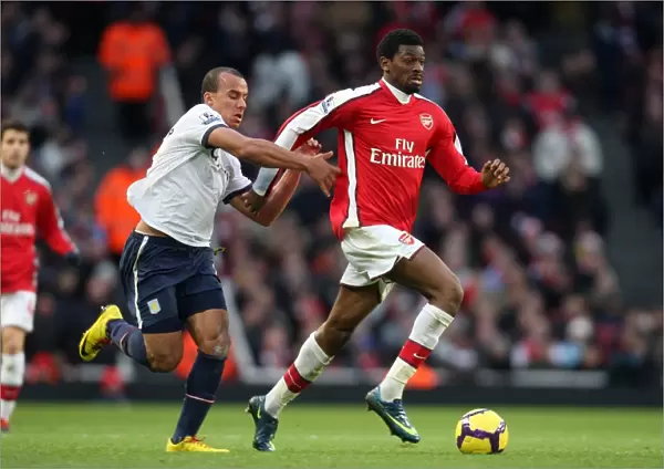 Abou Diaby (Arsenal) Gabriel Agbonlahor (Villa). Arsenal 3: 0 Aston Villa