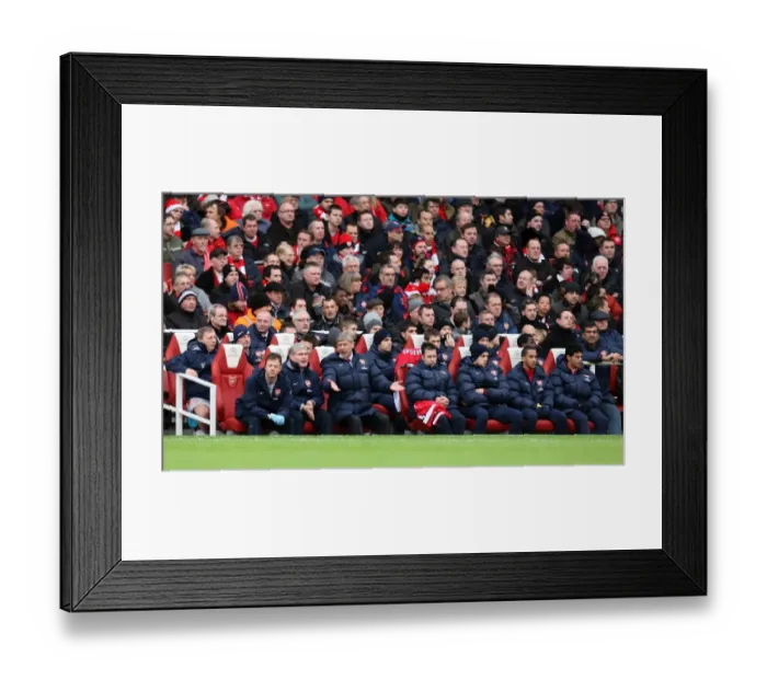 Framed Print : Arsene Wenger the Arsenal Manager. Arsenal 3: 0 Aston Villa. Barclays Premier League Framed Print : Arsene Wenger the Arsenal Manager. Arsenal 3: 0 Aston Villa. Barclays Premier League