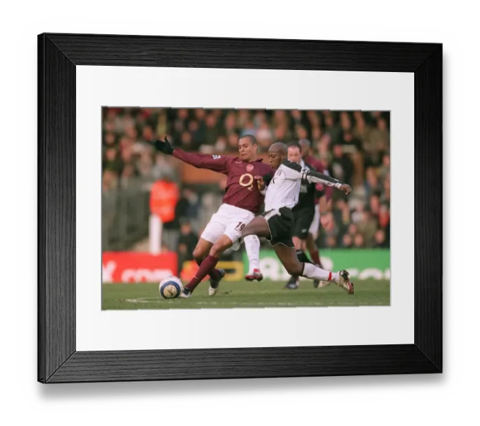 Framed Print : Gilberto's Dominance: Arsenal's 4-0 Victory Over Fulham, March 2006 Framed Print : Gilberto's Dominance: Arsenal's 4-0 Victory Over Fulham, March 2006