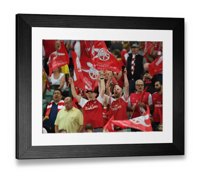 Framed Print : Arsenal Fans Gear Up for Europa League Final Showdown Against Chelsea in Baku Framed Print : Arsenal Fans Gear Up for Europa League Final Showdown Against Chelsea in Baku