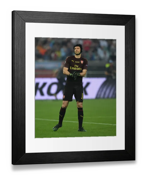 Framed Print : Arsenal's Petr Cech Before UEFA Europa League Final Against Chelsea in Baku Framed Print : Arsenal's Petr Cech Before UEFA Europa League Final Against Chelsea in Baku