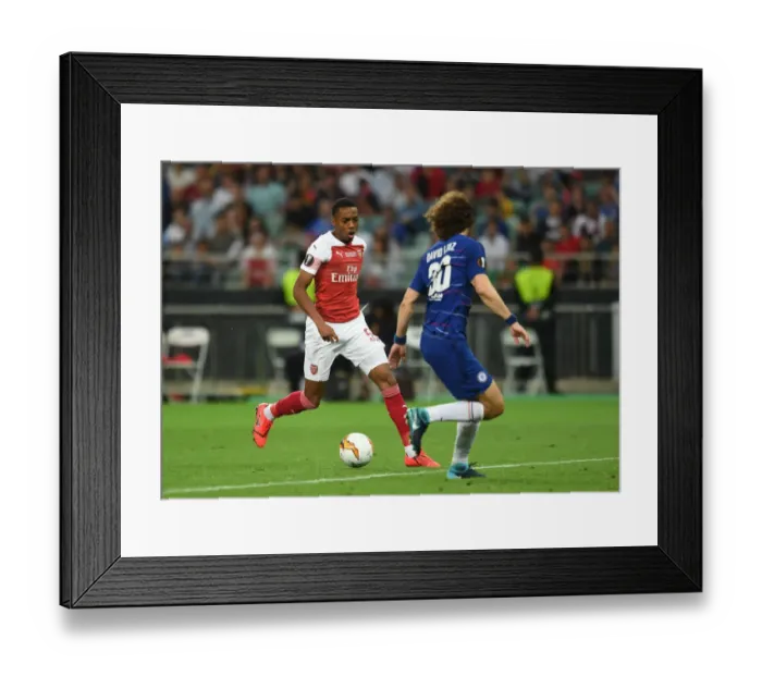 Framed Print : Arsenal's Joe Willock in Showdown: Europa League Final vs. Chelsea, Baku 2019 Framed Print : Arsenal's Joe Willock in Showdown: Europa League Final vs. Chelsea, Baku 2019