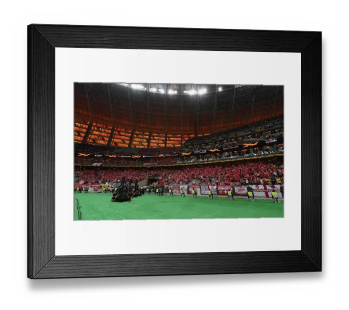 Framed Print : Arsenal Fans United: The Europa League Showdown Against Chelsea in Baku Framed Print : Arsenal Fans United: The Europa League Showdown Against Chelsea in Baku