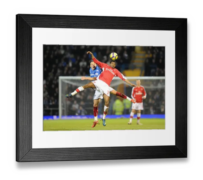 Framed Print : Abou Diaby (Arsenal) Hassan Yebda (Portsmouth). Portsmouth 1: 4 Arsenal Framed Print : Abou Diaby (Arsenal) Hassan Yebda (Portsmouth). Portsmouth 1: 4 Arsenal