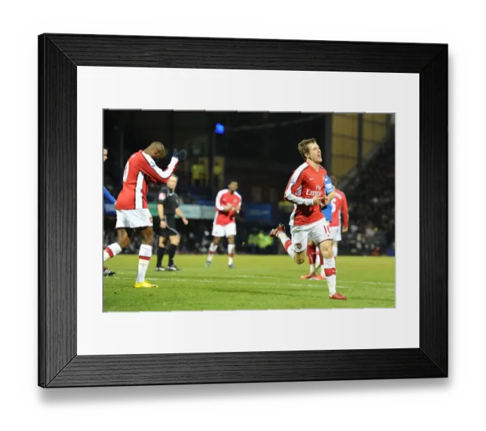 Framed Print : Ramsey's Triumph: Arsenal's 3rd Goal vs. Portsmouth (30 / 12 / 2009) Framed Print : Ramsey's Triumph: Arsenal's 3rd Goal vs. Portsmouth (30 / 12 / 2009)
