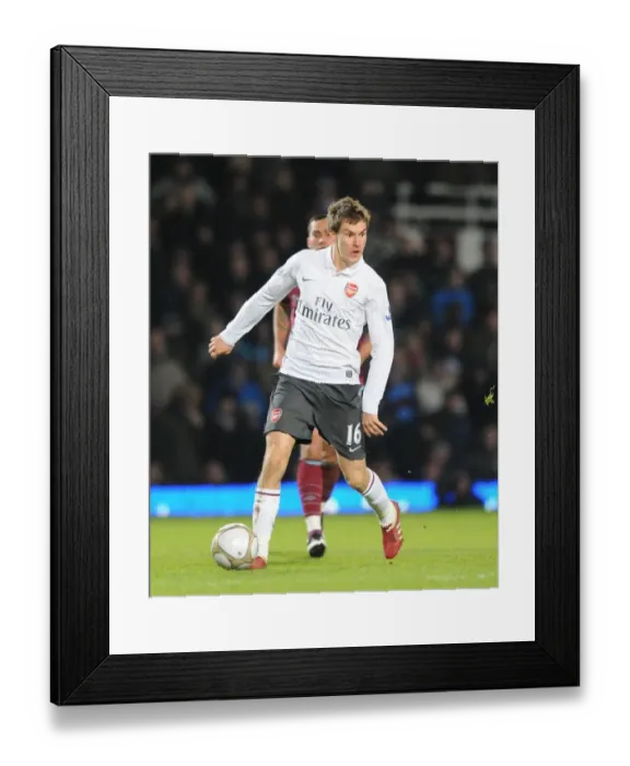 Framed Print : Aaron Ramsey (Arsenal). West Ham United 1: 2 Arsenal, FA Cup Third Round