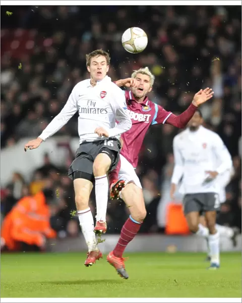 Aaron Ramsey (Arsenal) Valon Behrami (West Ham). West Ham United 1: 2 Arsenal