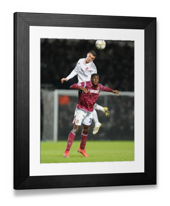 Framed Print : Vermaelen's Header Secures FA Cup Win for Arsenal over West Ham: Frank Nouble's Effort Not Enough Framed Print : Vermaelen's Header Secures FA Cup Win for Arsenal over West Ham: Frank Nouble's Effort Not Enough