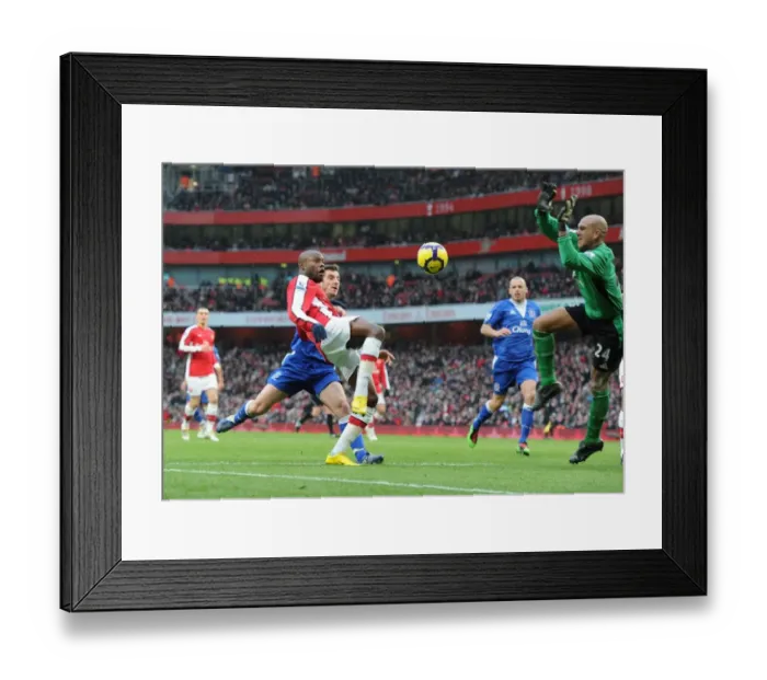 Framed Print : William Gallas (Arsenal) Tim Howard (Everton). Arsenal 2: 2 Everton, Barclays Premier League Framed Print : William Gallas (Arsenal) Tim Howard (Everton). Arsenal 2: 2 Everton, Barclays Premier League