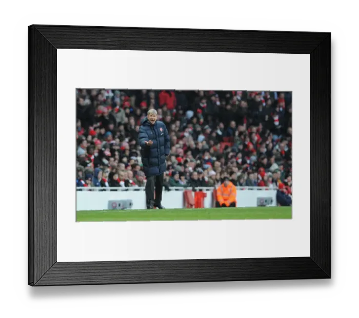 Framed Print : Arsene Wenger at Emirates Stadium: Arsenal Ties Everton 2-2 in Premier League Framed Print : Arsene Wenger at Emirates Stadium: Arsenal Ties Everton 2-2 in Premier League